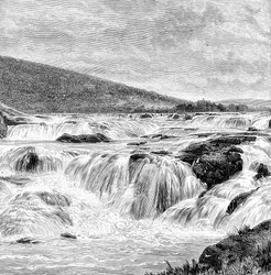 The Paikari Falls in the Nilgiris, India
