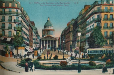 The Panthéon and the Rue Soufflot, Paris