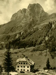 The Plocken Pass in the Carnic Alps Mountain Range, Austria