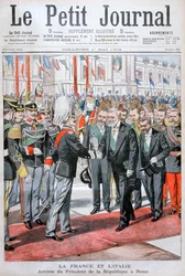 The President of the Republic of France in Rome