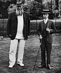 The Prince of Wales and WG Grace