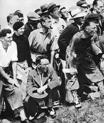 The Prince of Wales Smokes a Pipe at the Open Golf Championship, St Andrews