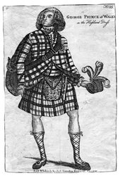 The Prince of Wales, the Future King George IV in the Highland Dress