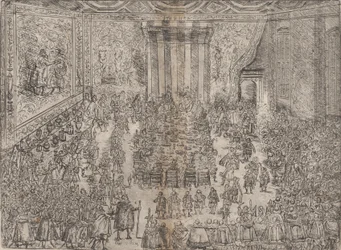 The Princely Meal, from a Series Depicting the Wedding of Wolfgang Wilhelm, 1614