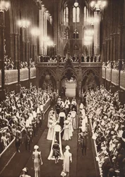 The Procession Into The Abbey