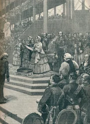 The Queen Opening The Crystal Palace