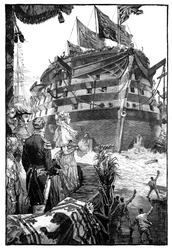 The Queen at the Launch of Trafalgar