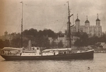 The Quest, in which Sir Ernest Shackleton Set Sail in September 1921, on What Was to Prove His Last