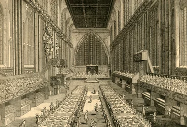 The Royal Banquet in Guildhall, 1761