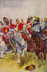 The Royal Scots Greys. The Charge of the Greys at Waterloo
