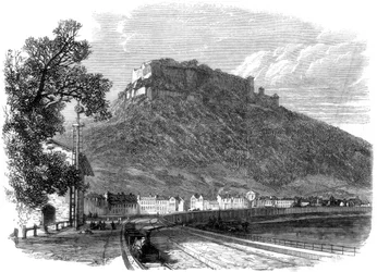 The Saxon Fortress of Königstein, on the River Elbe, near Dresden, Germany
