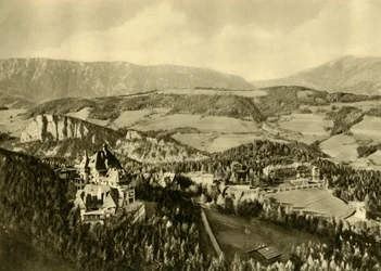 The Schneeberg and the Rax mountain range, Semmering, Lower Austria, c1935