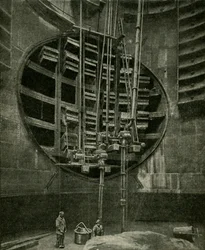 The Shaft Leading to the Entrance of the Blackwall Tunnel, 1901