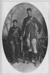 The Smallest Man and the Biggest Man in the Boer Army