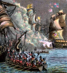 The Spanish Armada, 1588, c1850