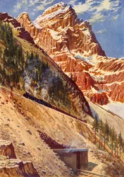 The Spiral Tunnels on the Canadian Pacific Railway, c1948
