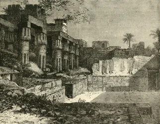 The Temple at Luxor, 1890