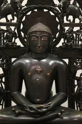 The Jina Shantinatha. 1168; the Backplate About 1300-1500. Copper Alloy with Silver and Copper Inlay. Probably Western India. Victoria and Albert Museum, United Kingdom