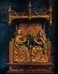 The Virgin and St. Anne Teaching the Infant Saviour to Walk, c1470