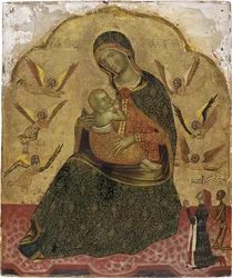 The Virgin of Humility with Angels and a Donor