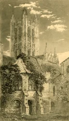 The Water Tower, Canterbury Cathedral, Canterbury, Kent, 1885