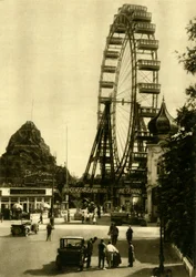 The Wiener Riesenrad, Vienna, Austria, c1935