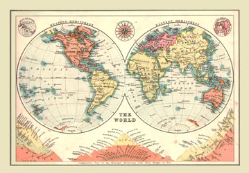 The World in Hemispheres, 1902