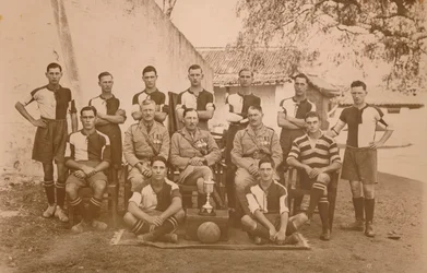 The Young Soldiers Football Team of the First Battalion, The Queens Own Royal West Kent Regiment