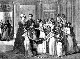 The arrival of Marie-Louise in Compiègne, France