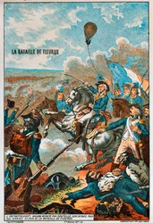 The Balloon Entreprenant, Flown by Coutelle, at the Battle of Fleurus, 1794-1890s