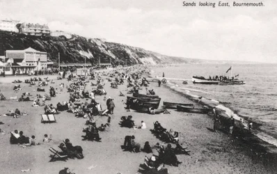 The Beach at Bournemouth, Dorset, c1920s