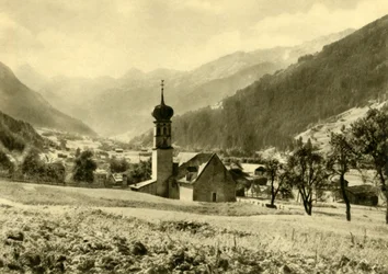 The Church of Sankt Nikolaus at Gortipohl, Austria