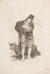 The cloaked man