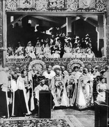 The coronation of King George V, Westminster Abbey, 22 June 1911