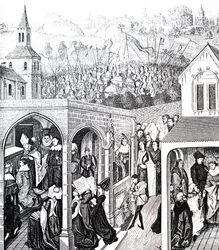 The coronation of Philip II of France.