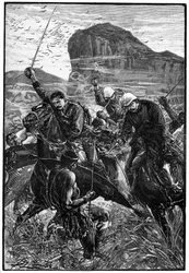 The Dash with the Colours, Battle of Isandlwana, Anglo-Zulu War, 22 January 1879