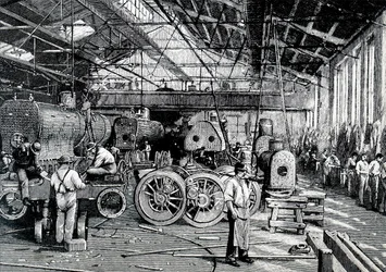 The Erecting Shop of the Baldwin Locomotive Works