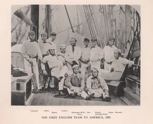 The First English Cricket Team to Tour America, 1859, 1912
