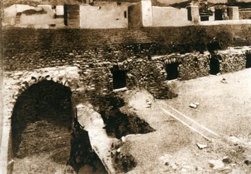 The great terrace on the criptoportico, Pompeii, Italy, c1900s