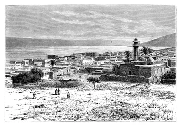 The Lake and City of Tiberias, Israel