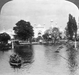 The Lake at the British Empire Exhibition, Wembley, London