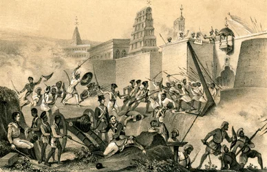 The Last Effort of Tippoo Saib at Seringapatam, 1799