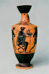 The Magician Circe on a Ceramic Vase