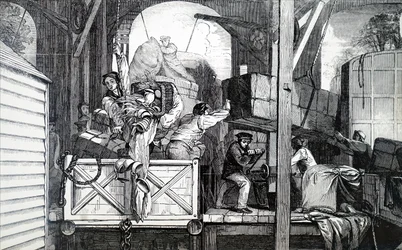 The moving of freight