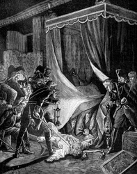 The murder of Tsar Paul I of Russia, March 1801