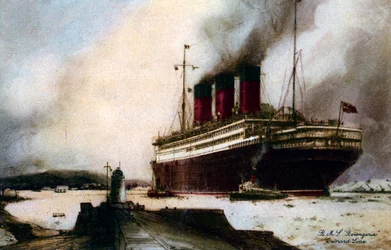 The ocean liner RMS Berengaria
