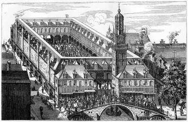 The Old Stock Exchange in Amsterdam, Destroyed by Fire in 1858, 1903