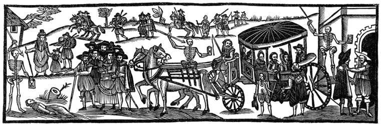 The plague: flight to the country