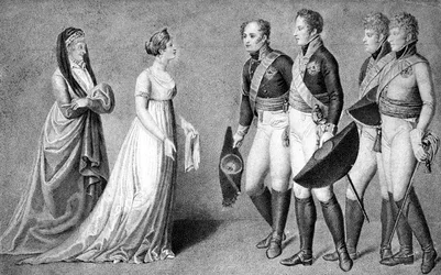 The reception of Alexander I, the Emperor of Russia, at Memel, 1802