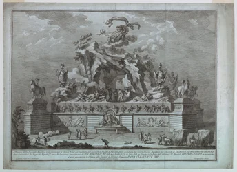 The Representation of Mount Etna with the Forge of Vulcan